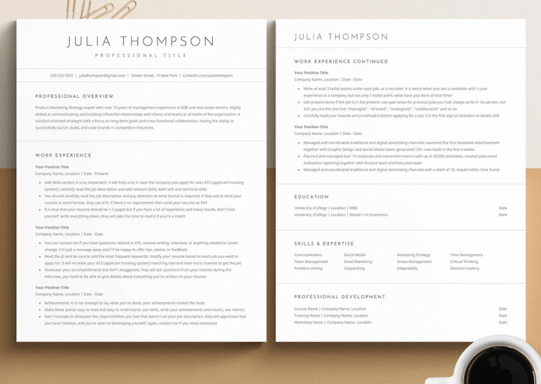 Resume Design Tips To Stand Out Workspeak Consulting